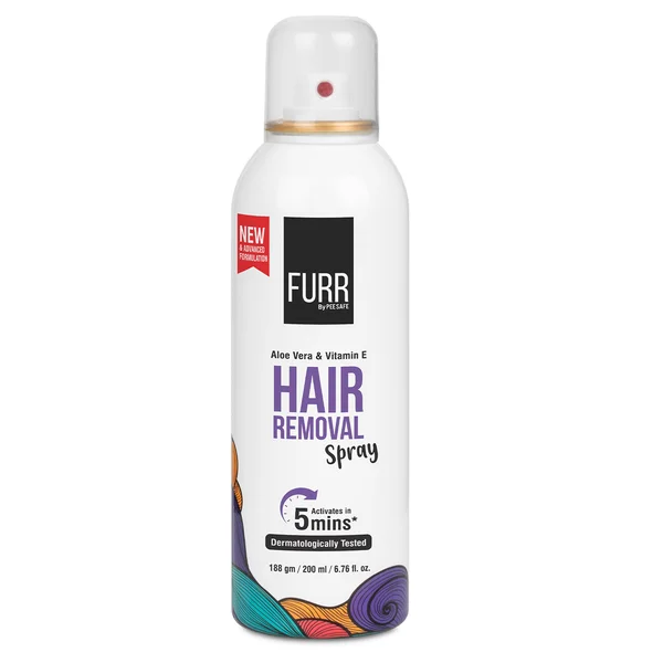 FURR By Pee Safe Hair Removal Spray for Men & Women, 200 ml
