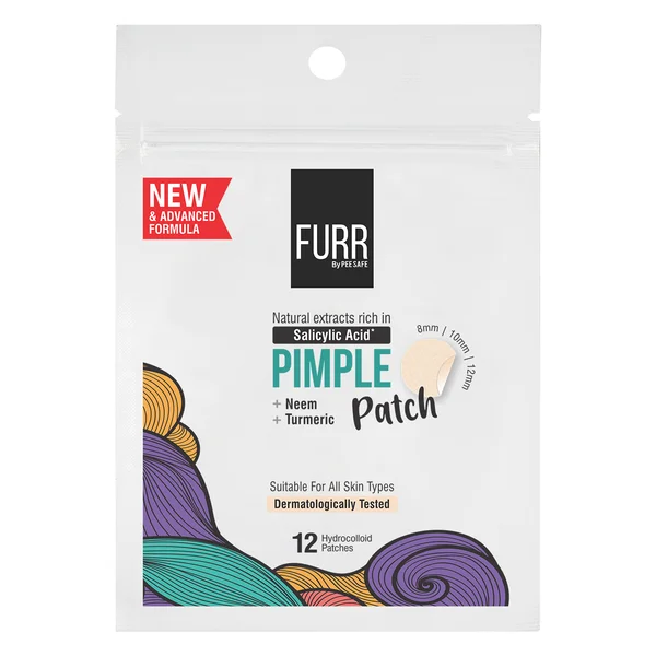 FURR By Pee Safe Salicylic Acid Pimple Patches, 12 Count