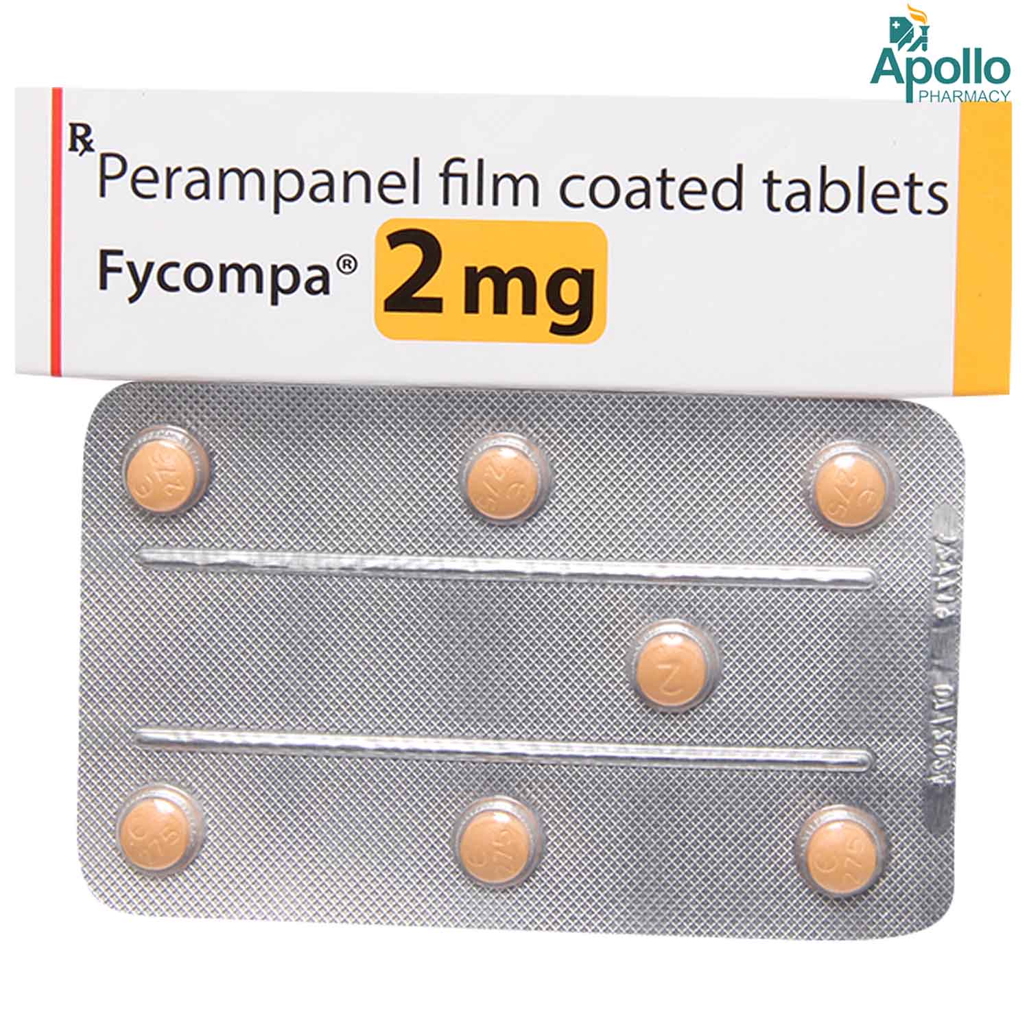 Fycompa 2 Tablet 7's, Pack of 7 TABLETS Fycompa 2 Tablet 7's, Pack of 7 TABLETS