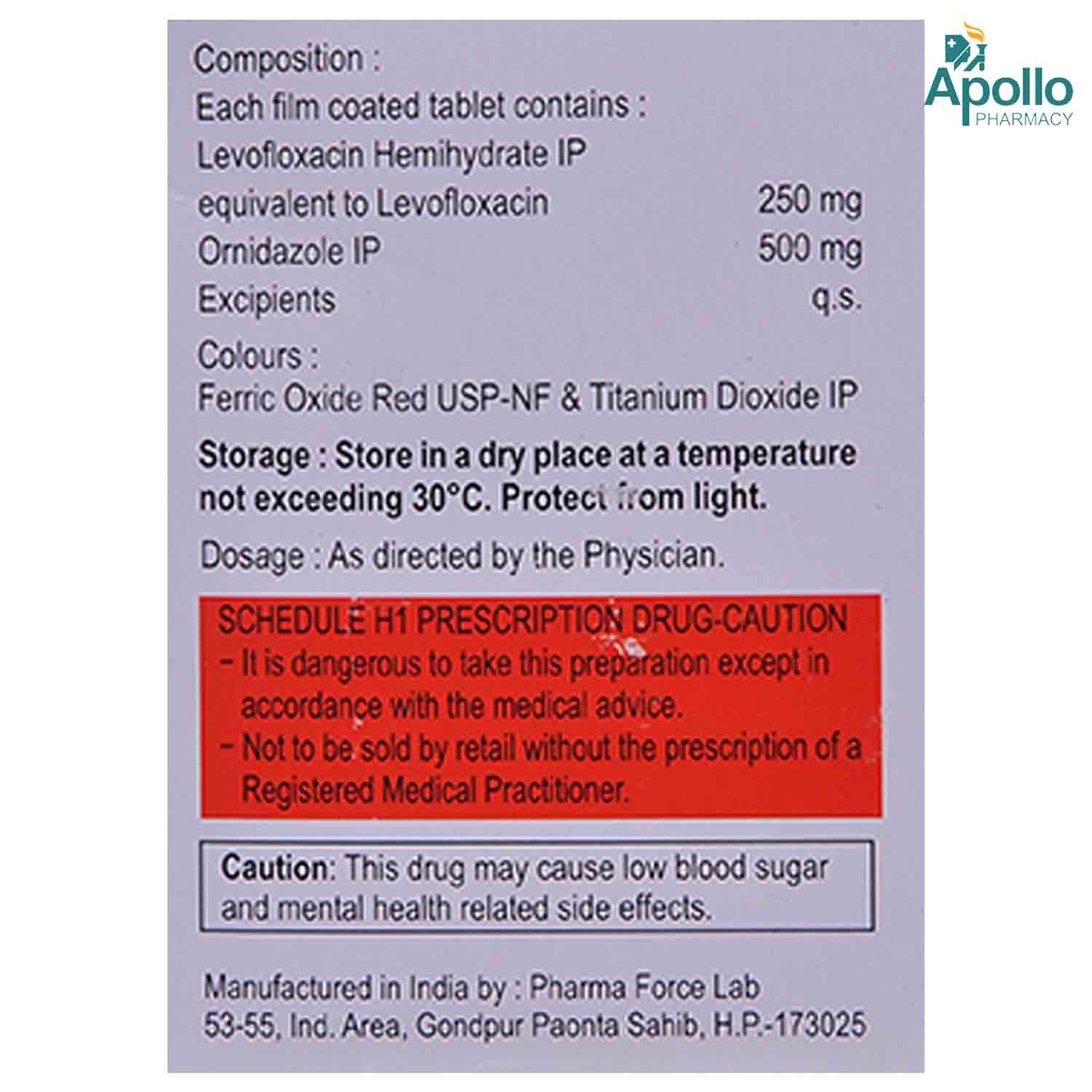 Fynal OZ Tablet 6's, Pack of 6 TABLETS Fynal OZ Tablet 6's, Pack of 6 TABLETS