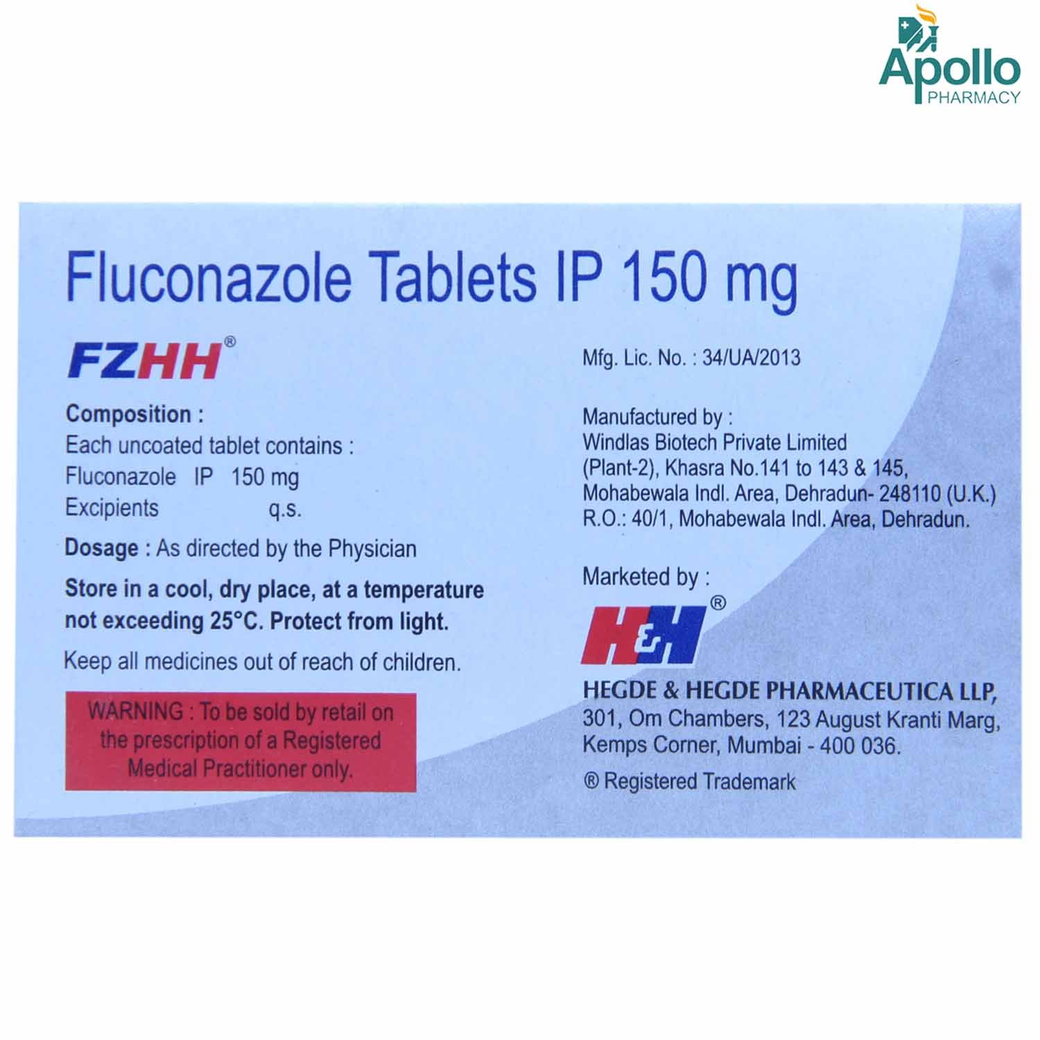 FZHH Tablet 1's, Pack of 1 Tablet FZHH Tablet 1's, Pack of 1 Tablet