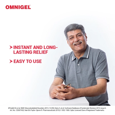 Omnigel Ointment 50 gm, Pack of 1 GEL