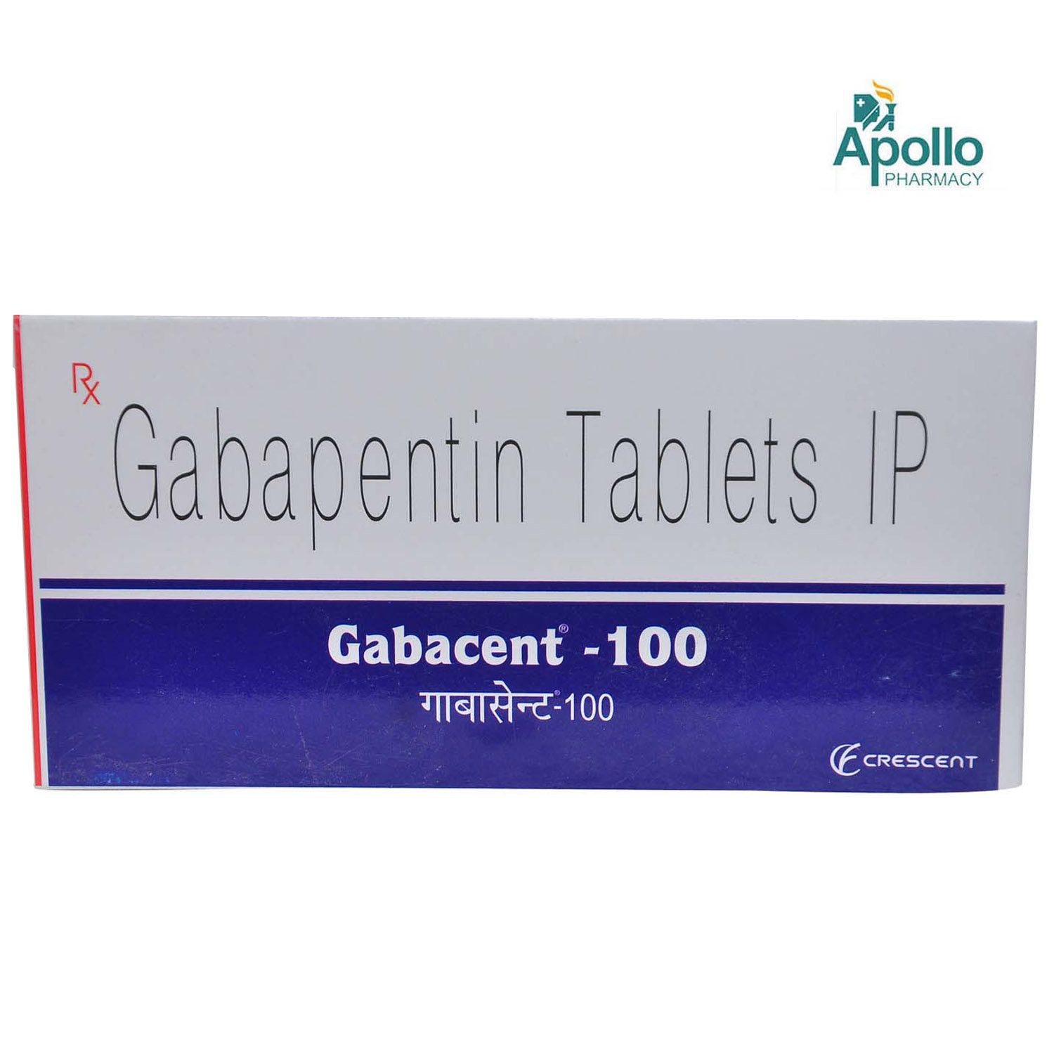 Gabacent 100 mg Tablet 10's, Pack of 10 TABLETS Gabacent 100 mg Tablet 10's, Pack of 10 TABLETS