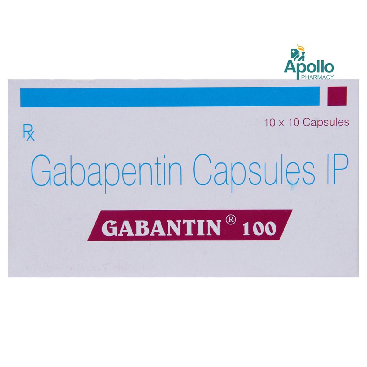 Buy Gabantin 100 Capsule 10's Online