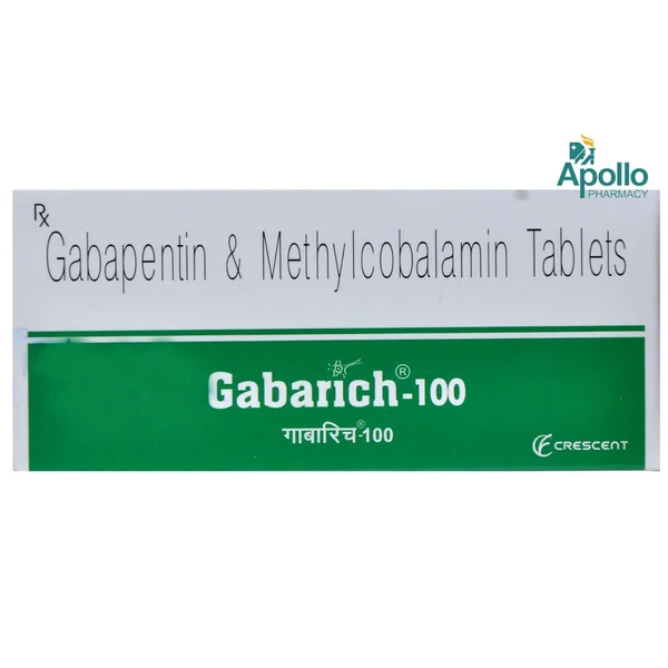 Gabarich-100 Tablet 10's, Pack of 10 TABLETS