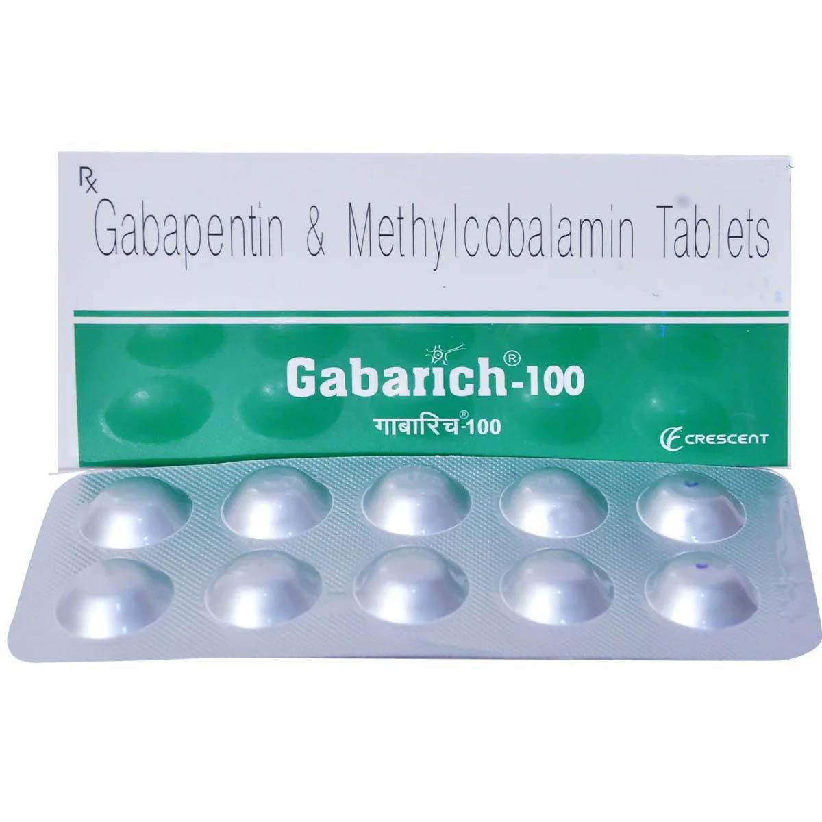 Gabarich-100 Tablet 10's, Pack of 10 TABLETS Gabarich-100 Tablet 10's, Pack of 10 TABLETS