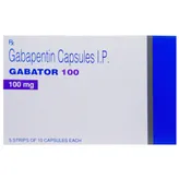Gabator 100 mg Capsule 10's, Pack of 10 CAPSULES