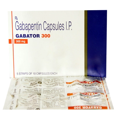 Gabator 300 mg Capsule 10's, Pack of 10 CAPSULES