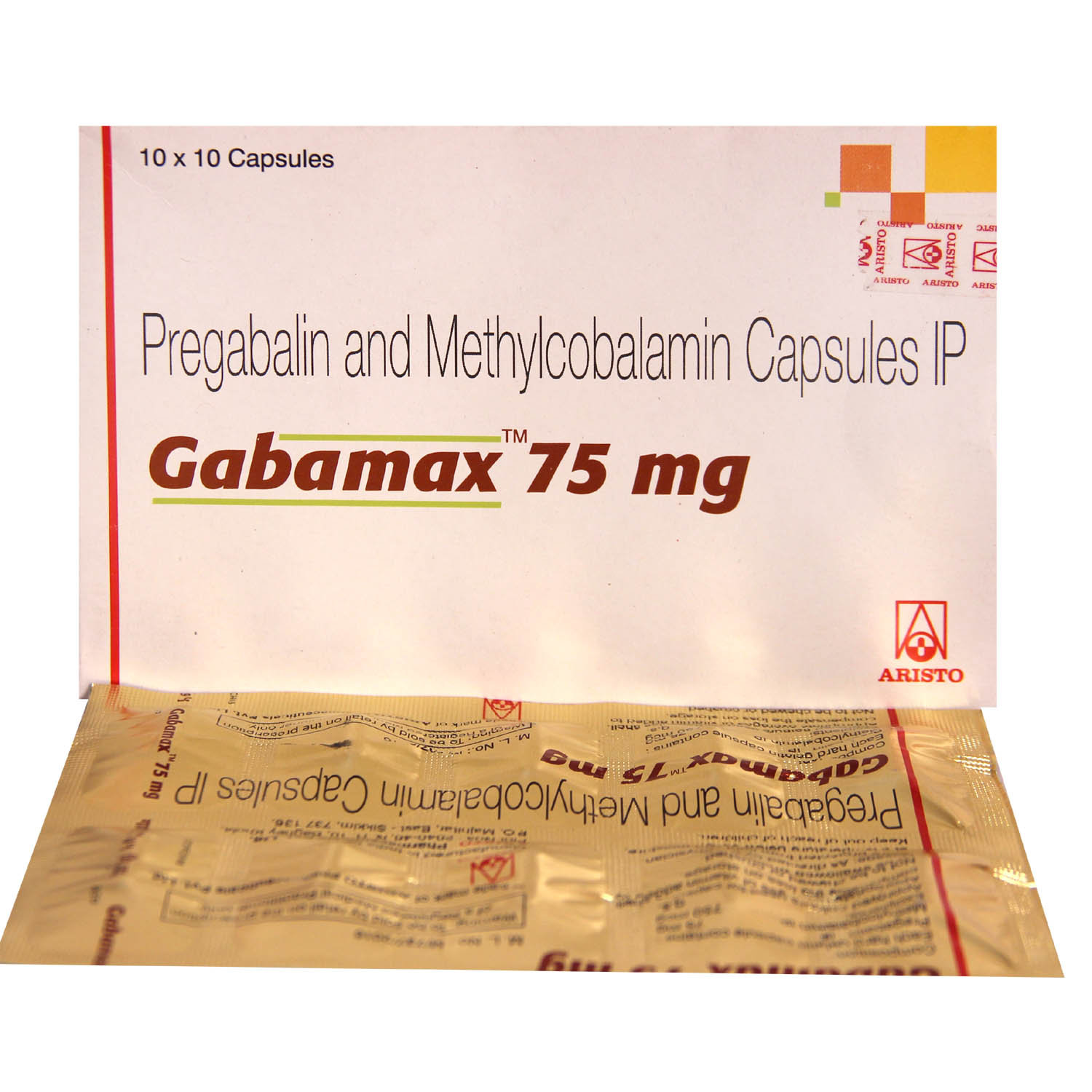 Gabamax 75 Capsule 10's, Pack of 10 Gabamax 75 Capsule 10's, Pack of 10