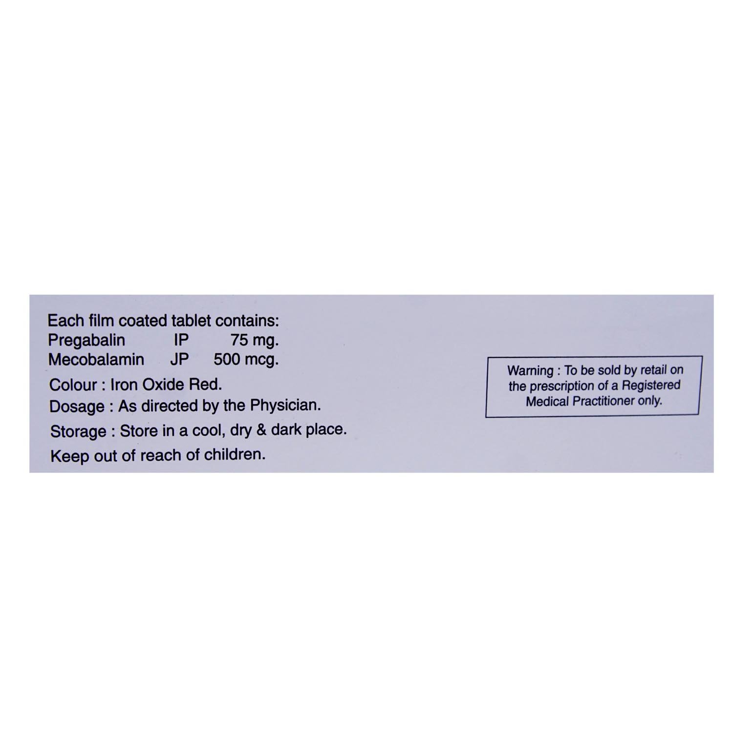 Gabawin-75 M Tablet 10's, Pack of 10 Gabawin-75 M Tablet 10's, Pack of 10