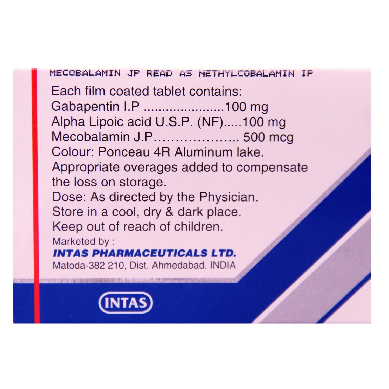 Gabapin Plus 100 Tablet 10's, Pack of 10 TABLETS Gabapin Plus 100 Tablet 10's, Pack of 10 TABLETS