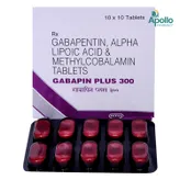 Gabapin Plus 300 Tablet 10's, Pack of 10 TABLETS
