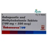 Gabaneuron 100 Tablet 10's, Pack of 10 TABLETS