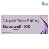 Gabawell-100 Tablet 10's, Pack of 10 TABLETS
