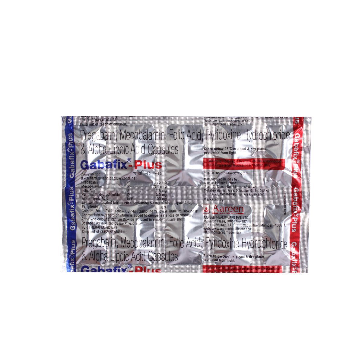 Gabafix Plus Tablet 10's, Pack of 10 TabletS Gabafix Plus Tablet 10's, Pack of 10 TabletS