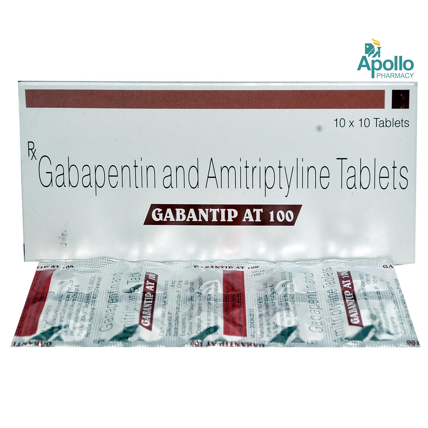 Gabantip AT 100 Tablet 10's, Pack of 10 TABLETS Gabantip AT 100 Tablet 10's, Pack of 10 TABLETS