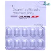 Gabaride NT 400mg/10mg Tablet 10's, Pack of 10 TABLETS