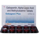 Gabagesic Plus Tablet 10's, Pack of 10 TABLETS