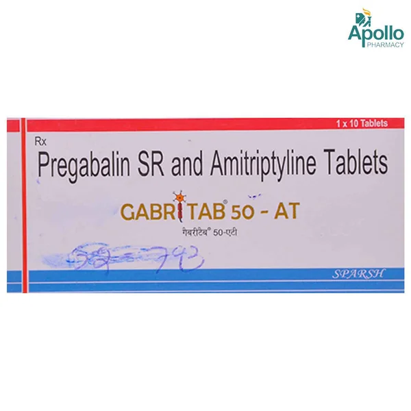 Gabritab 50-AT Tablet 10's, Pack of 10 TabletS