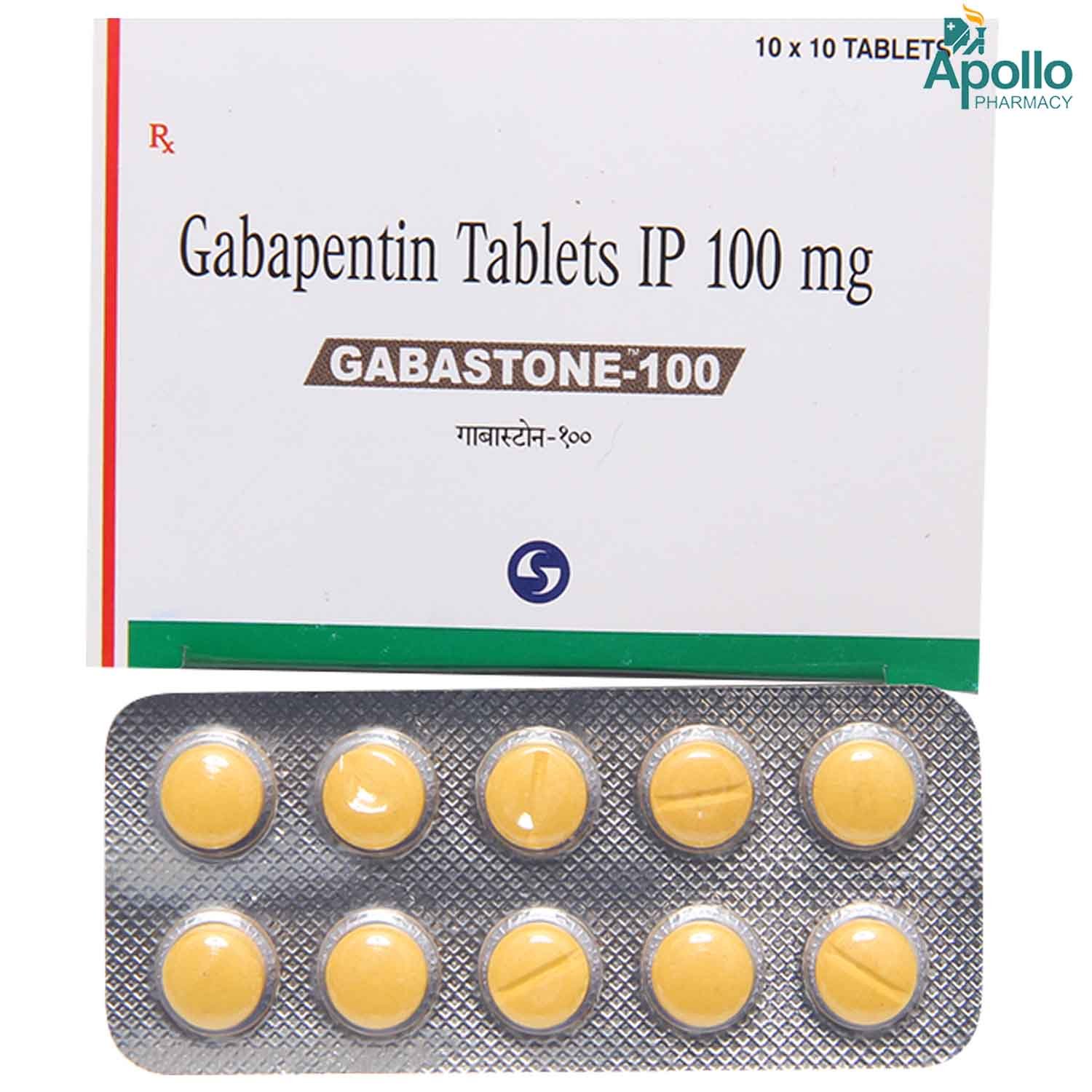 Gabastone-100 Tablet 10's, Pack of 10 TABLETS Gabastone-100 Tablet 10's, Pack of 10 TABLETS