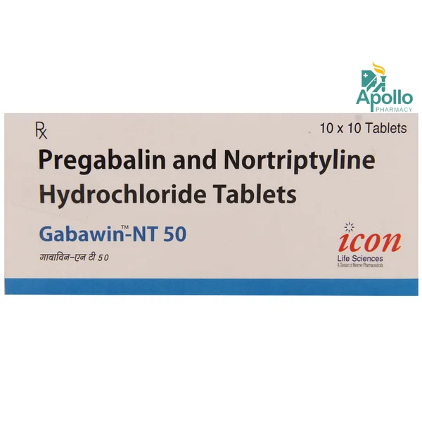 Gabawin-NT 50 Tablet 10's, Pack of 10 TABLETS