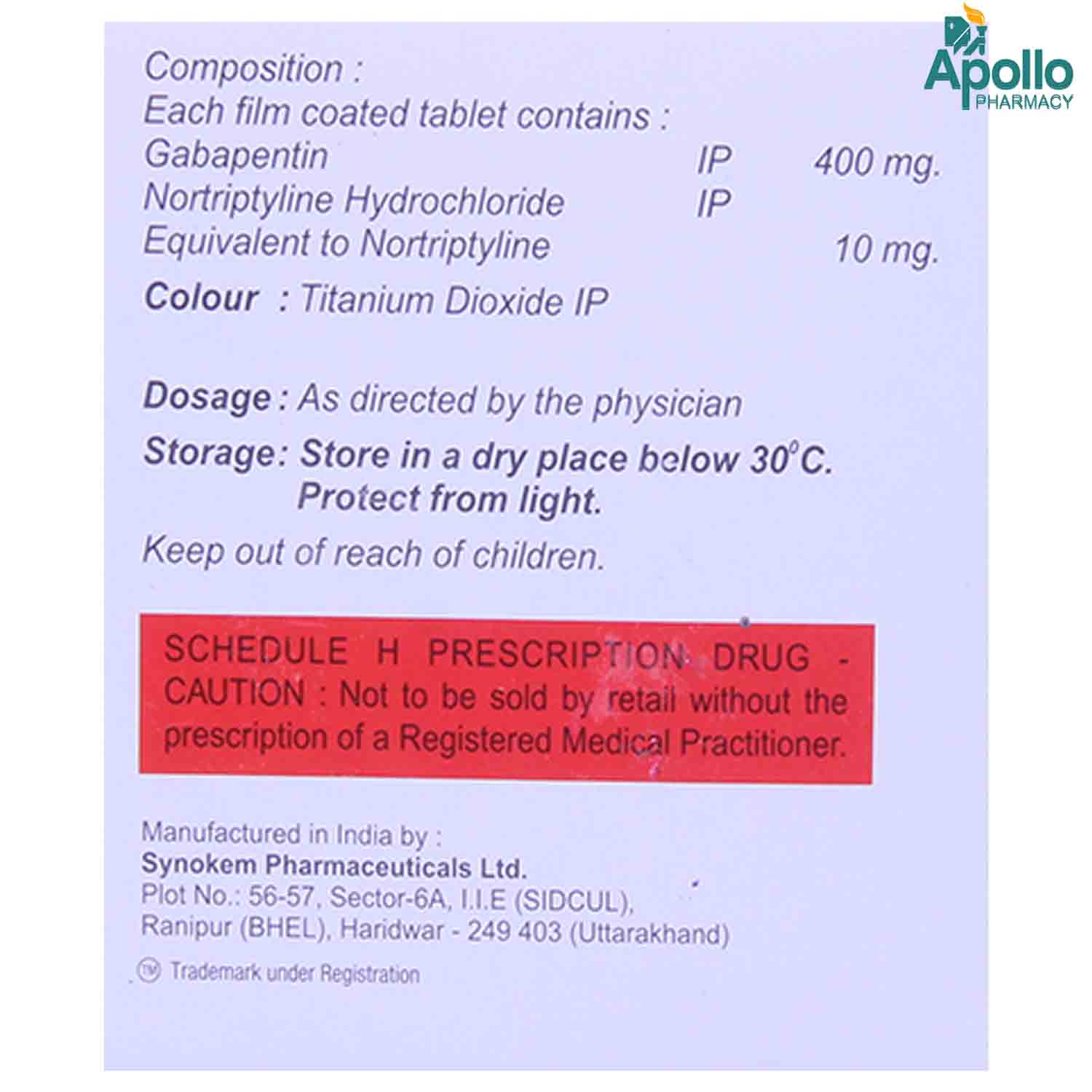 Gabiver-NT Tablet 10's, Pack of 10 TABLETS Gabiver-NT Tablet 10's, Pack of 10 TABLETS