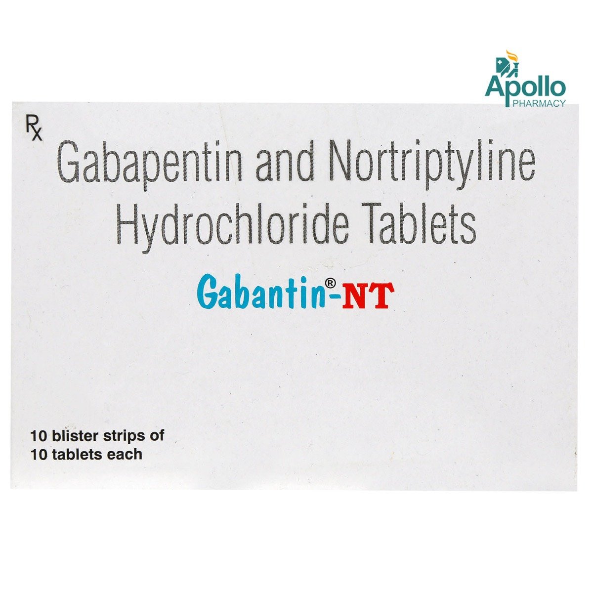 Gabantin-NT Tablet 10's, Pack of 10 TABLETS Gabantin-NT Tablet 10's, Pack of 10 TABLETS
