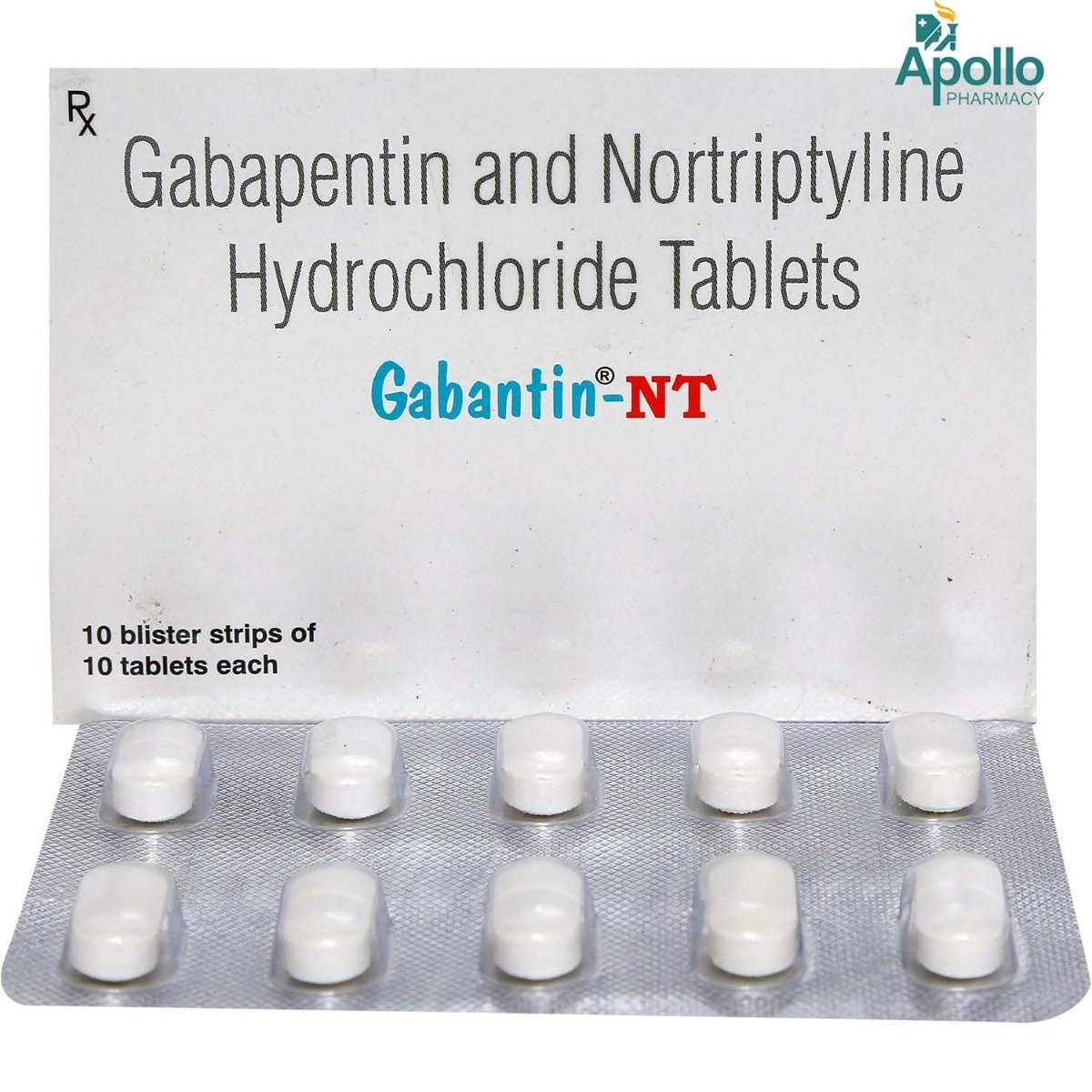 Gabantin-NT Tablet 10's, Pack of 10 TABLETS Gabantin-NT Tablet 10's, Pack of 10 TABLETS