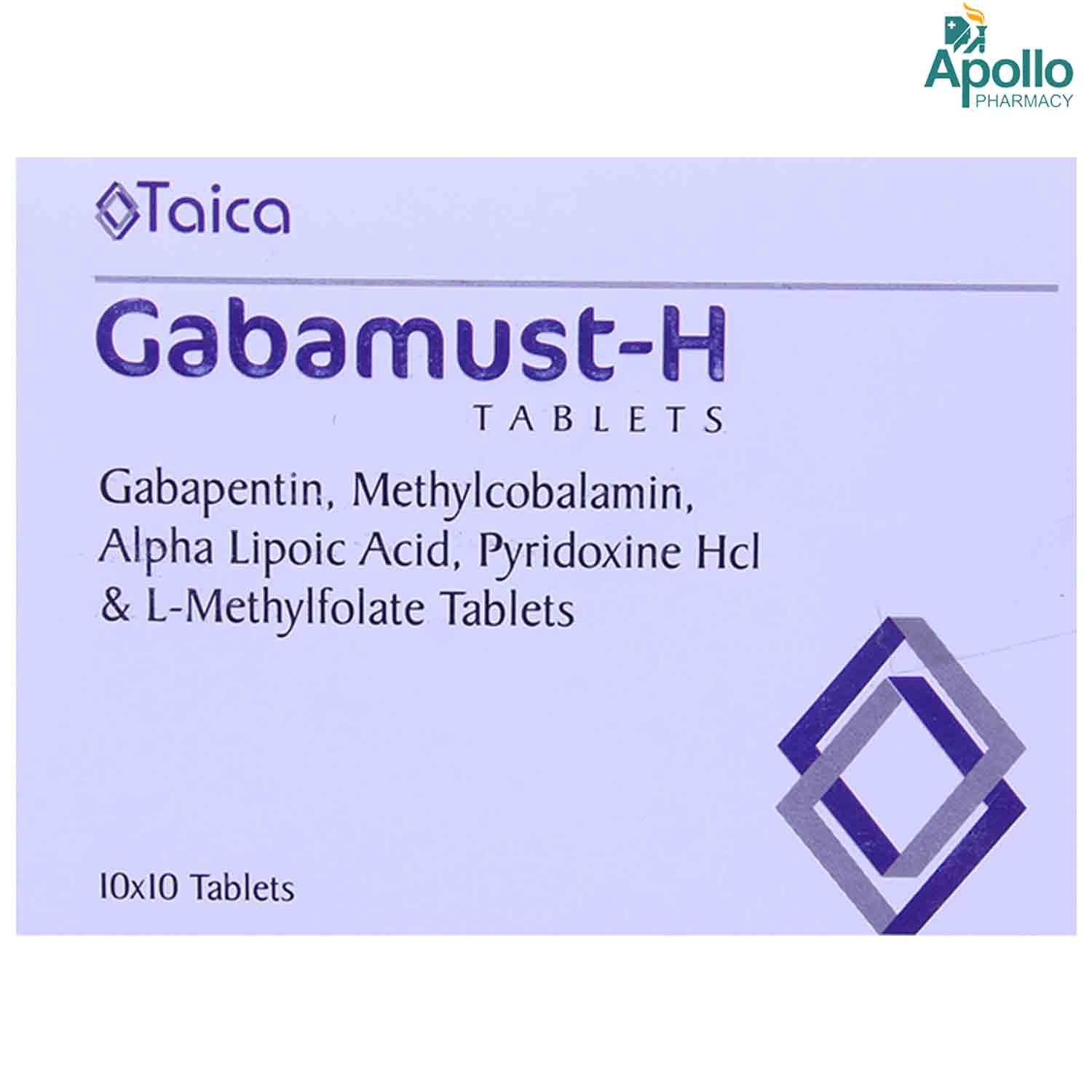 Buy Gabamust-H Tablet 10's Online