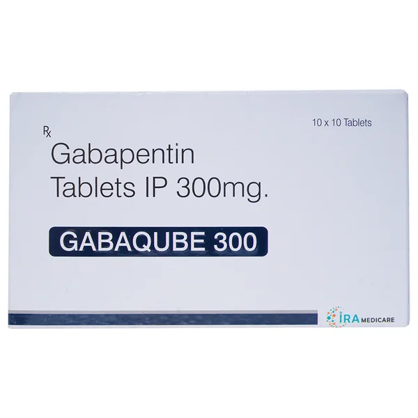 Gabaqube 300 Tablet 10's, Pack of 10