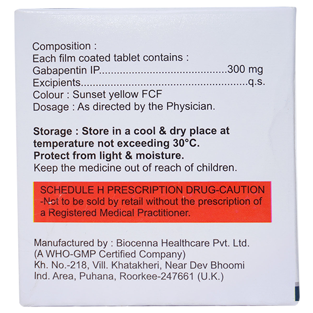 Gabaqube 300 Tablet 10's, Pack of 10 Gabaqube 300 Tablet 10's, Pack of 10