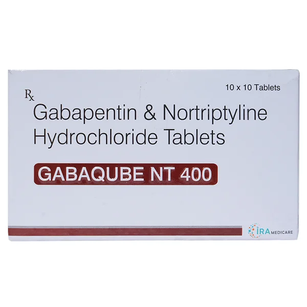 Gabaqube NT 400 Tablet 10's, Pack of 10