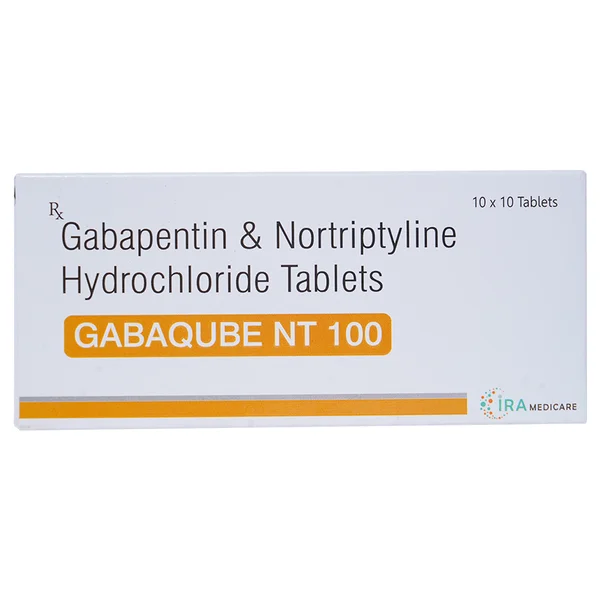 Gabaqube NT 100 Tablet 10's, Pack of 10