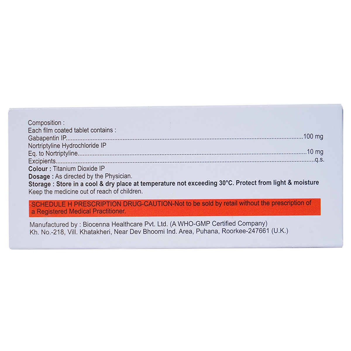 Gabaqube NT 100 Tablet 10's, Pack of 10 Gabaqube NT 100 Tablet 10's, Pack of 10