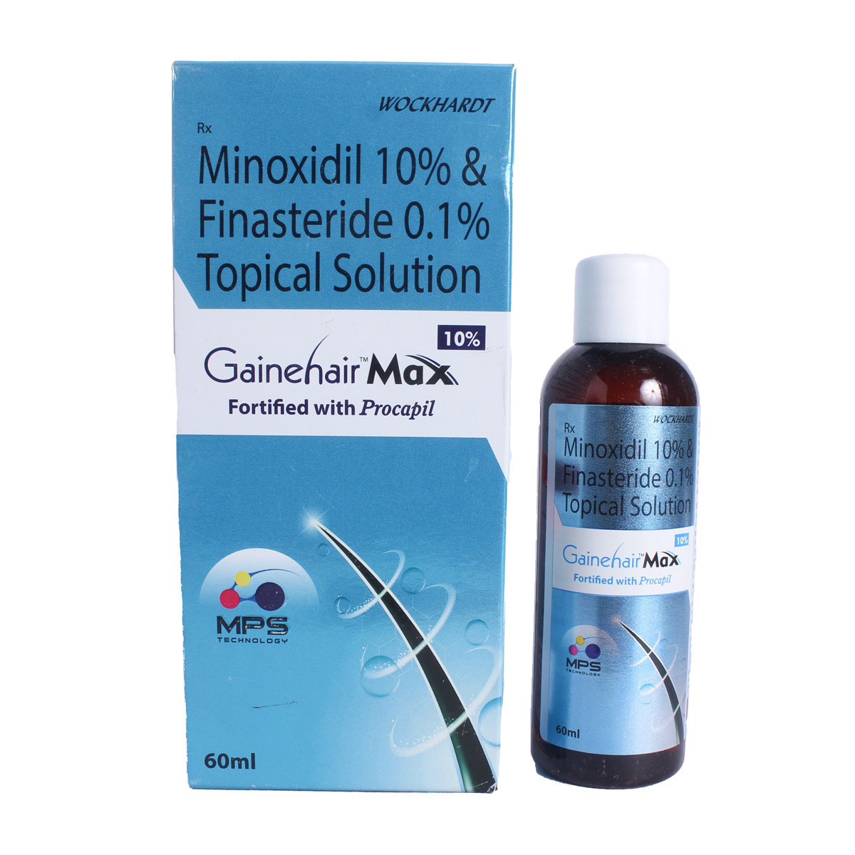 Gainehair Max 10% Solution 60 ml, Pack of 1 Solution Gainehair Max 10% Solution 60 ml, Pack of 1 Solution