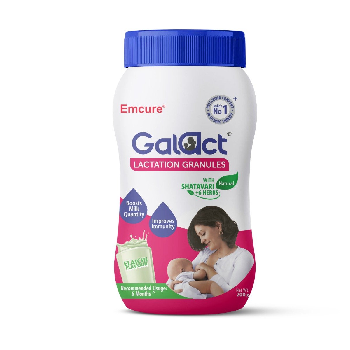 Galact Lactation Granules Elaichi Flavour with Shatavari, 200 gm, Pack of 1 Galact Lactation Granules Elaichi Flavour with Shatavari, 200 gm, Pack of 1
