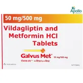 Galvus Met 50 mg/500 mg Tablet 15's, Pack of 15 TABLETS