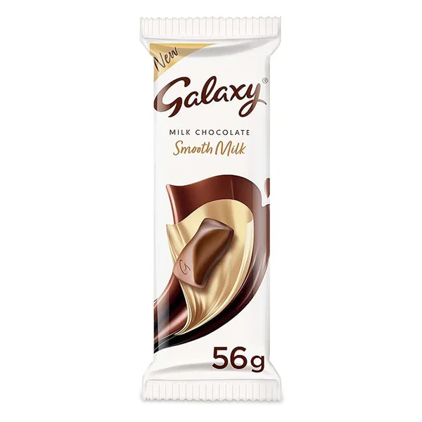 Galaxy Smooth Milk Chocolate, 56 gm, Pack of 1