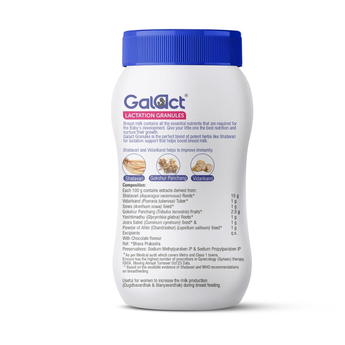 Galact Lactation Granules Chocolate Flavour with Shatavari, 400 gm, Pack of 1 Galact Lactation Granules Chocolate Flavour with Shatavari, 400 gm, Pack of 1