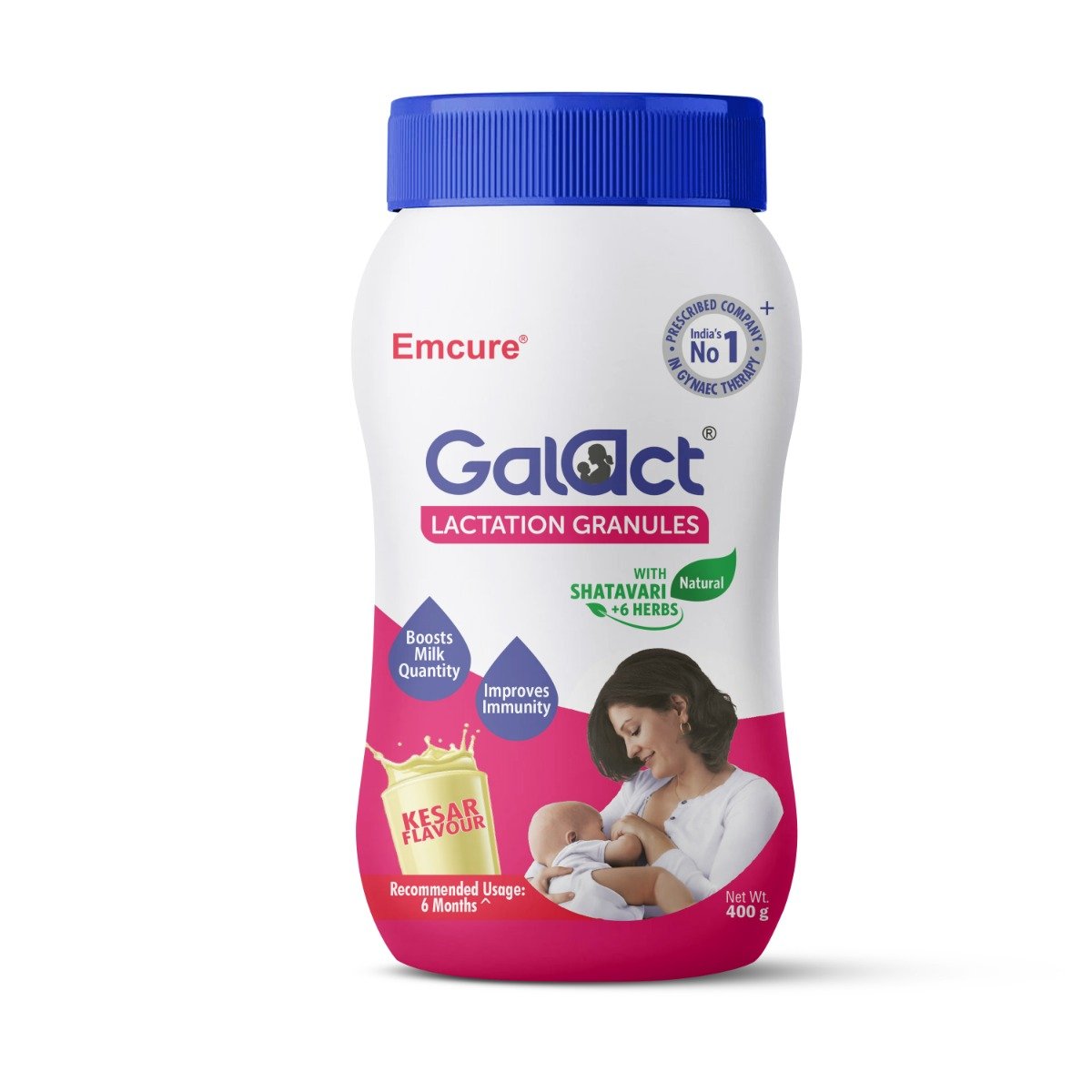 Galact Lactation Granules Kesar Flavour with Shatavari, 400 gm, Pack of 1 Galact Lactation Granules Kesar Flavour with Shatavari, 400 gm, Pack of 1