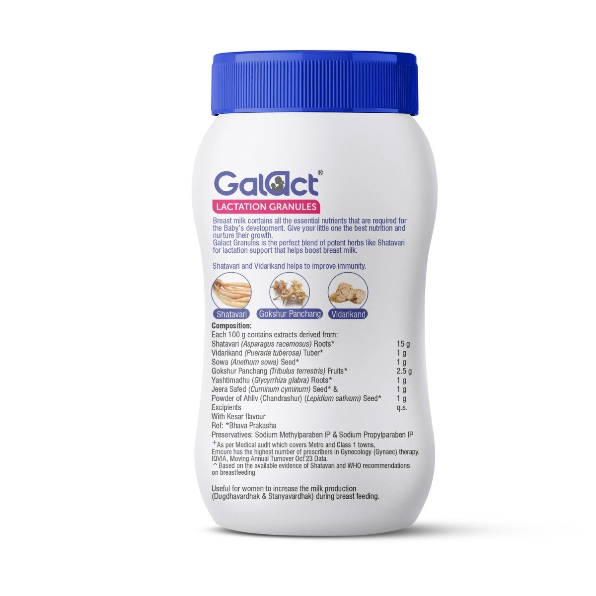 Galact Lactation Granules Kesar Flavour with Shatavari, 400 gm, Pack of 1 Galact Lactation Granules Kesar Flavour with Shatavari, 400 gm, Pack of 1