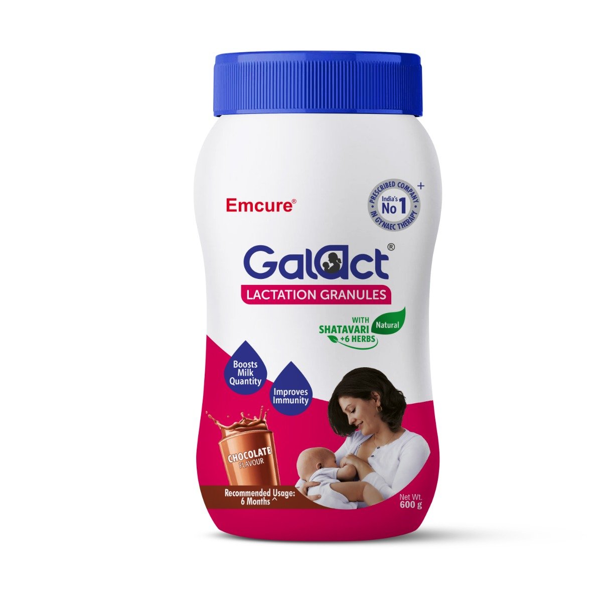 Galact Lactation Granules Chocolate Flavour with Shatavari, 600 gm, Pack of 1 Galact Lactation Granules Chocolate Flavour with Shatavari, 600 gm, Pack of 1