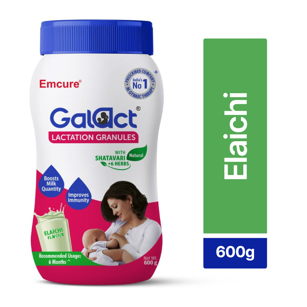 Galact Lactation Granules Elaichi Flavour with Shatavari, 600 gm, Pack of 1 Galact Lactation Granules Elaichi Flavour with Shatavari, 600 gm, Pack of 1