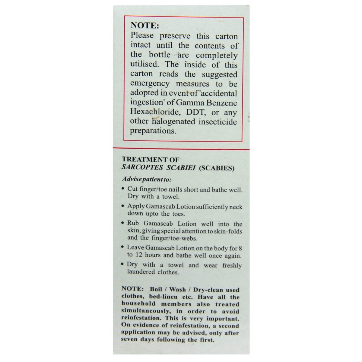 Gamascab Lotion 100 ml, Pack of 1 LOTION Gamascab Lotion 100 ml, Pack of 1 LOTION