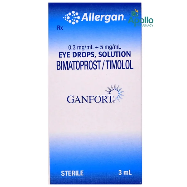 Ganfort Eye Drops 3 ml, Pack of 1