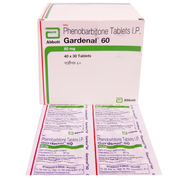 Gardenal 60 Tablet 30's, Pack of 30 TABLETS