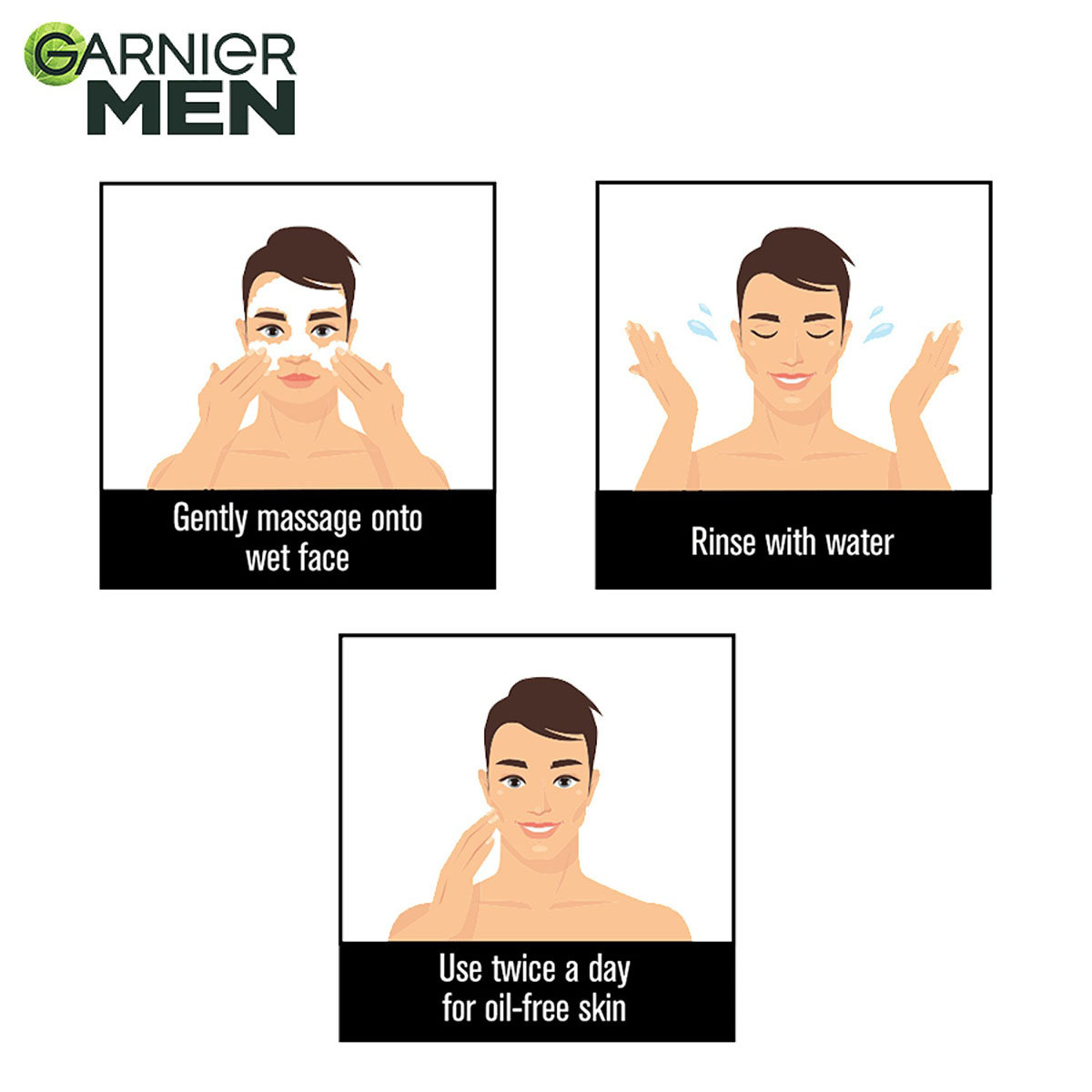 Garnier Men Turbo Bright Brightening Face Wash 50 gm | Lemon Extract & Grape Water | Fight Pollution | Deeply Cleanses & Refreshes | Brightens Skin | For Men, Pack of 1 Garnier Men Turbo Bright Brightening Face Wash 50 gm | Lemon Extract & Grape Water | Fight Pollution | Deeply Cleanses & Refreshes | Brightens Skin | For Men, Pack of 1