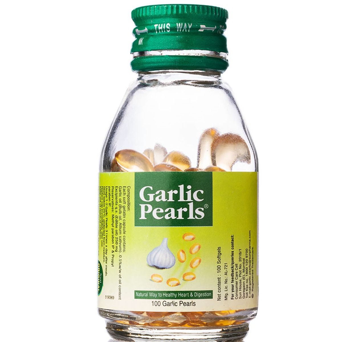 Garlic Pearls, 100 Capsules Price, Uses, Side Effects, Composition