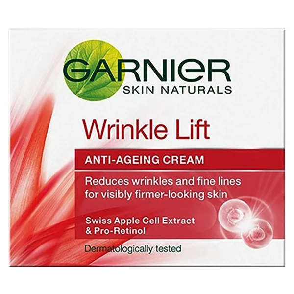 Garnier Skin Naturals Wrinkle Lift Anti-Ageing Cream 18 gm | Pro Retinol | Fights Signs Of Ageing | Gives Youthful Glowing Skin |