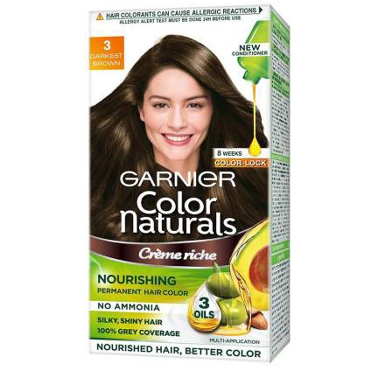 Buy Garnier Nutrisse Nourishing Hair Color Creme 122g  40 Dark Brown  Online at Low Prices in India  Amazonin